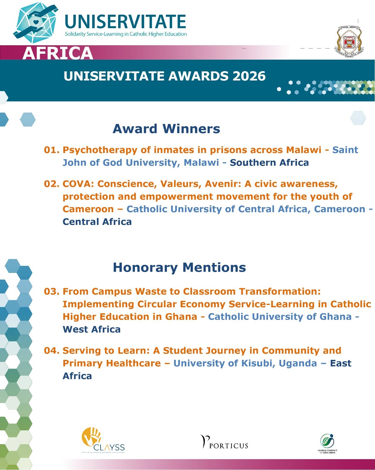 Overall Winner at the Uniservitate Global Awards 2026!
