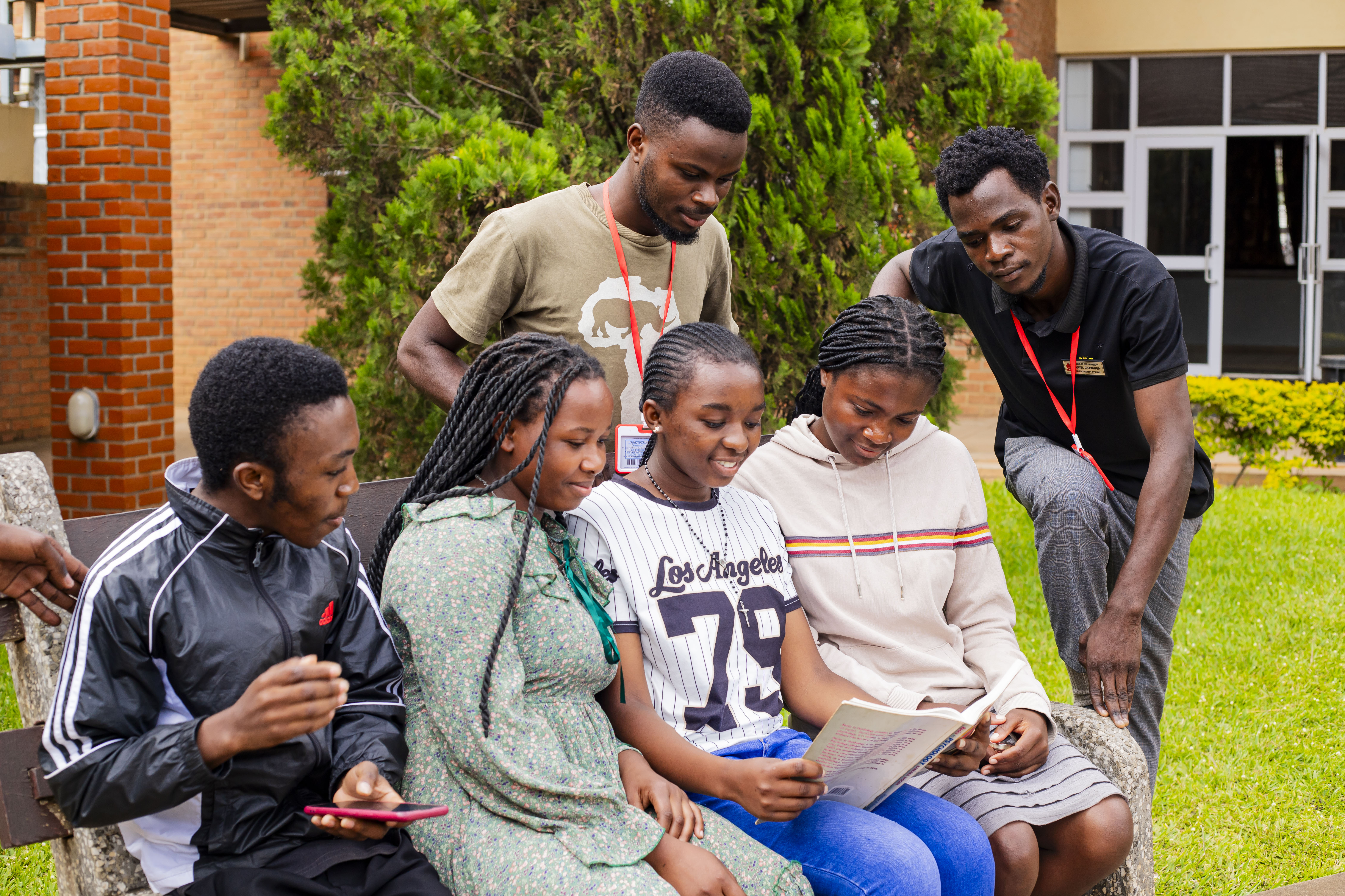 Students on campus